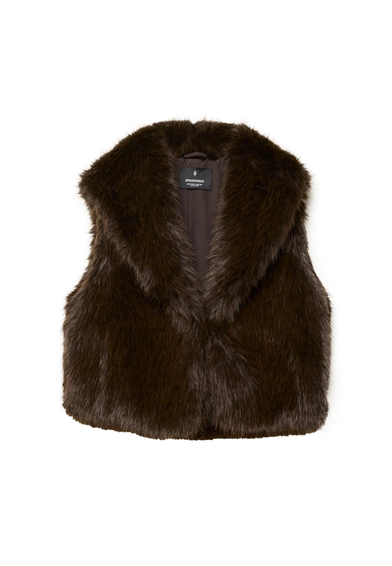 Жилет из искусственного меха