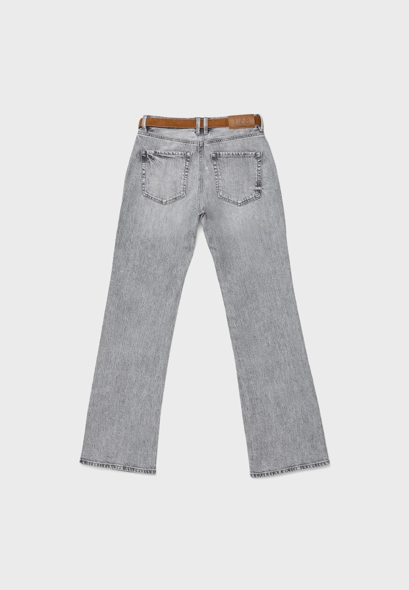 Джинсы bootcut D68 с ремнем