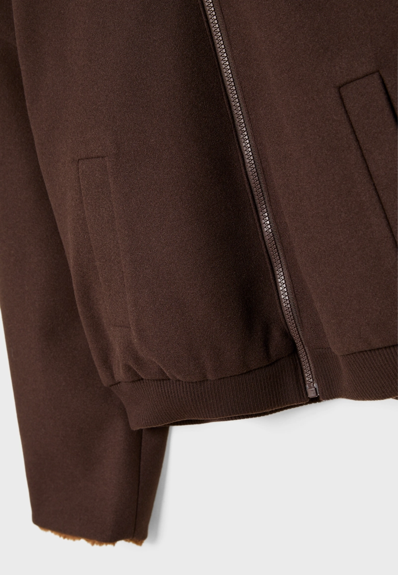 Двусторонняя куртка с искусственным мехом