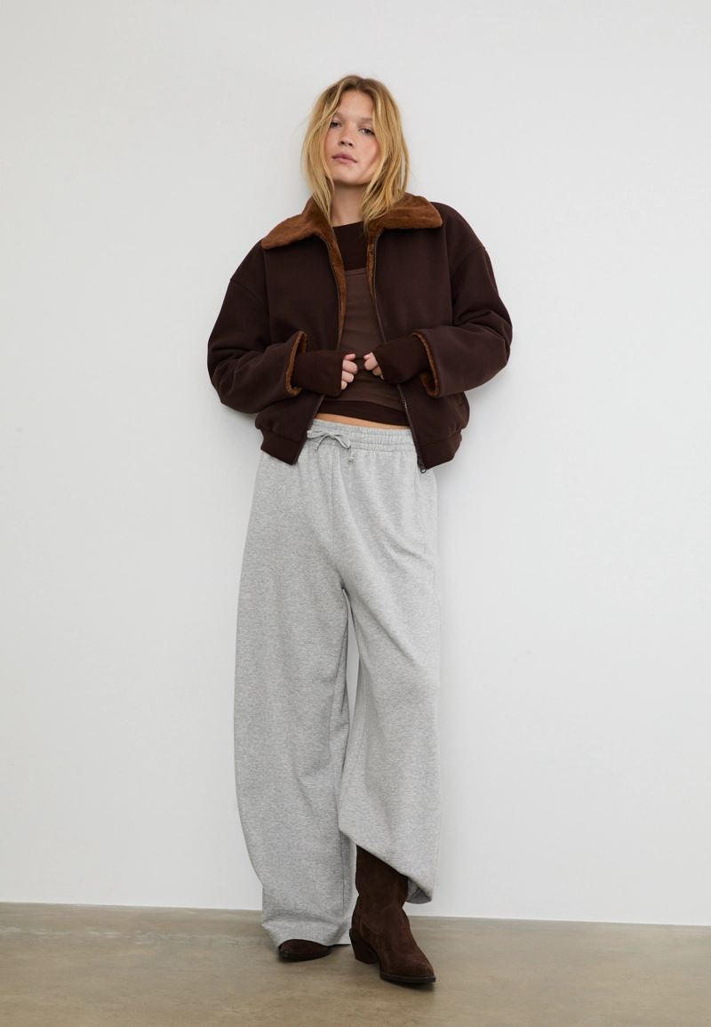 Двусторонняя куртка с искусственным мехом