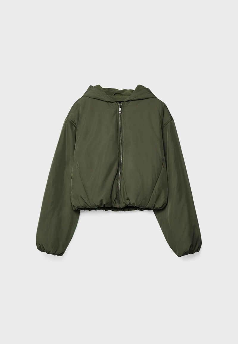 Стеганая куртка-пуховик