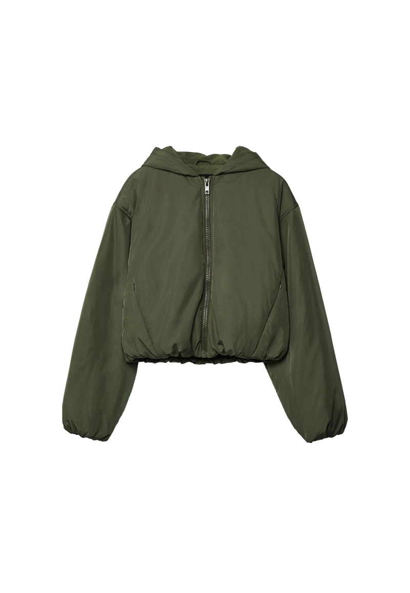 Стеганая куртка-пуховик