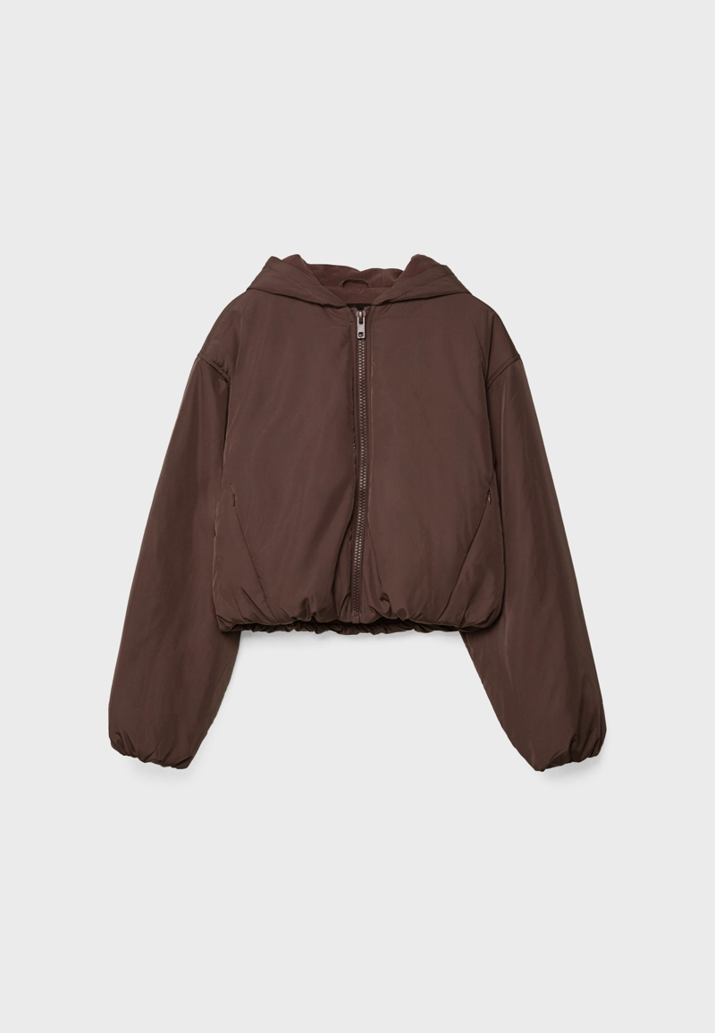 Стеганая куртка-пуховик