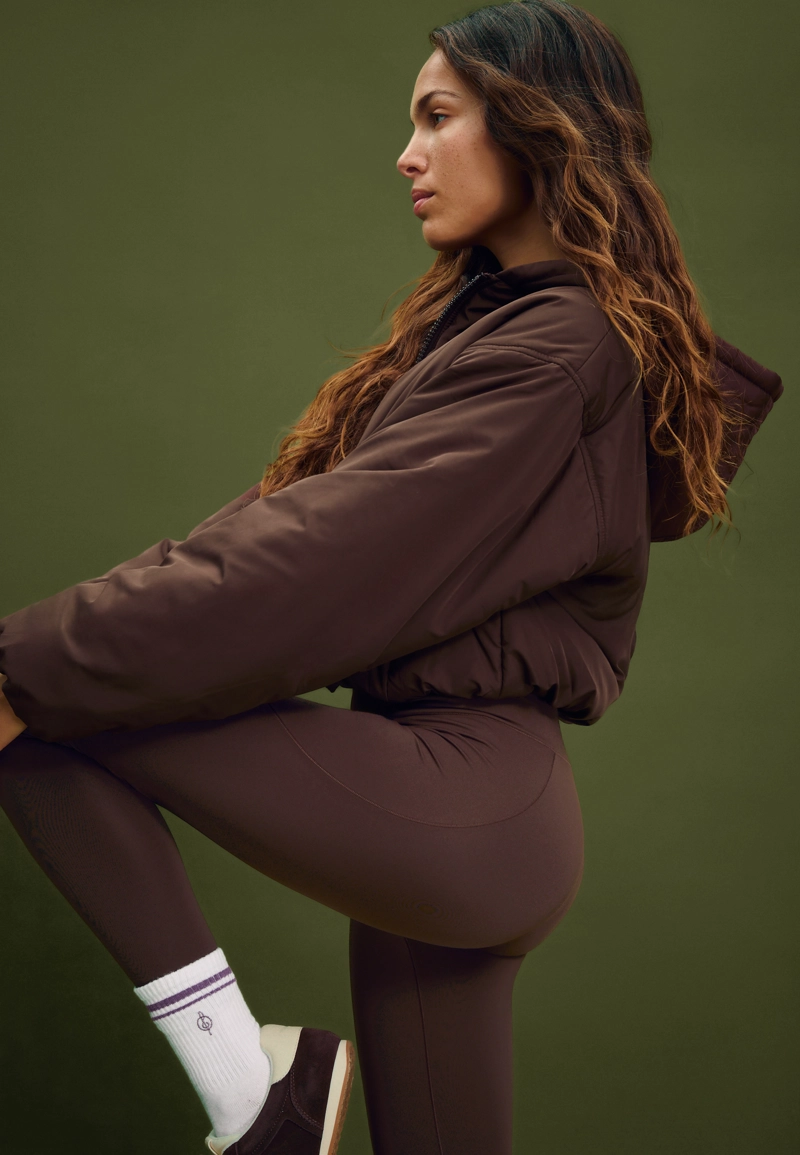 Стеганая куртка-пуховик