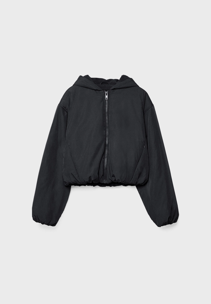 Стеганая куртка-пуховик