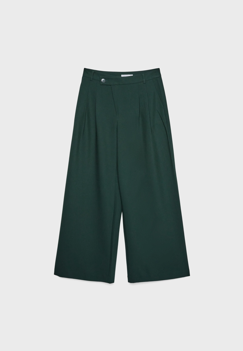 Повседневные брюки с запа́хом на поясе