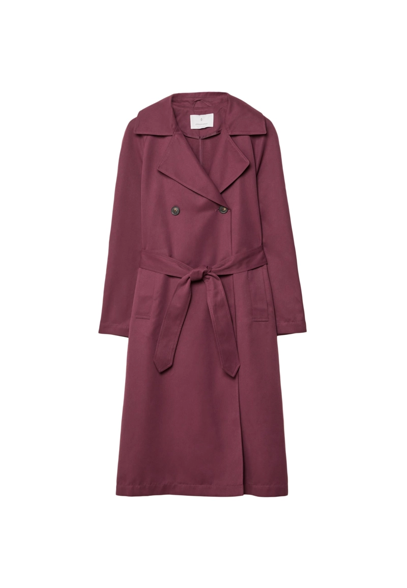 Длинный струящийся тренч оверсайз