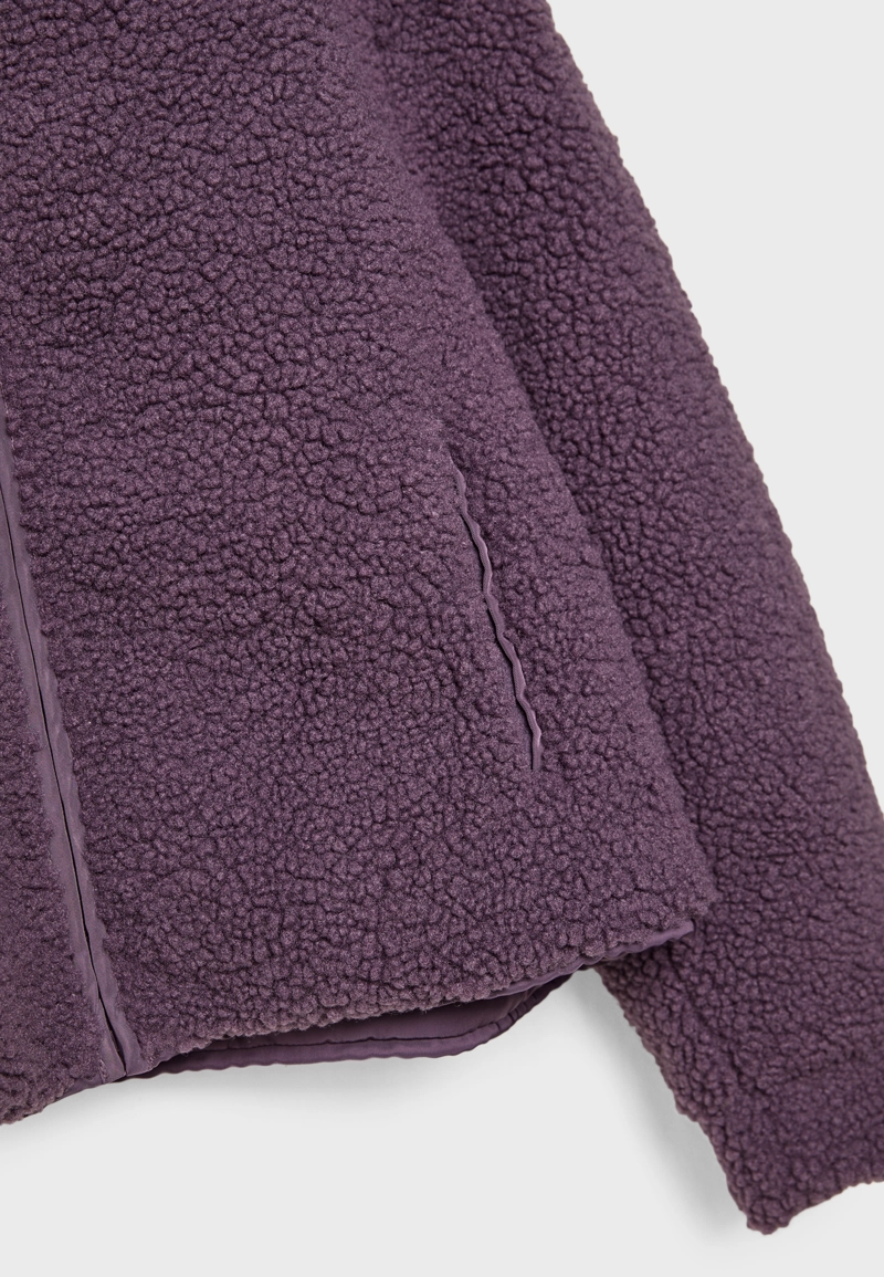 Куртка на молнии под искусственную овчину