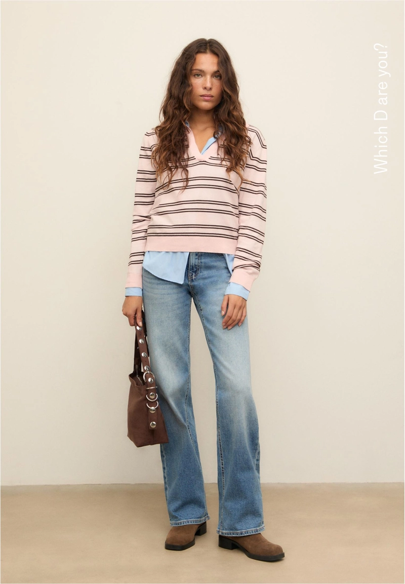 Джинсы прямого кроя