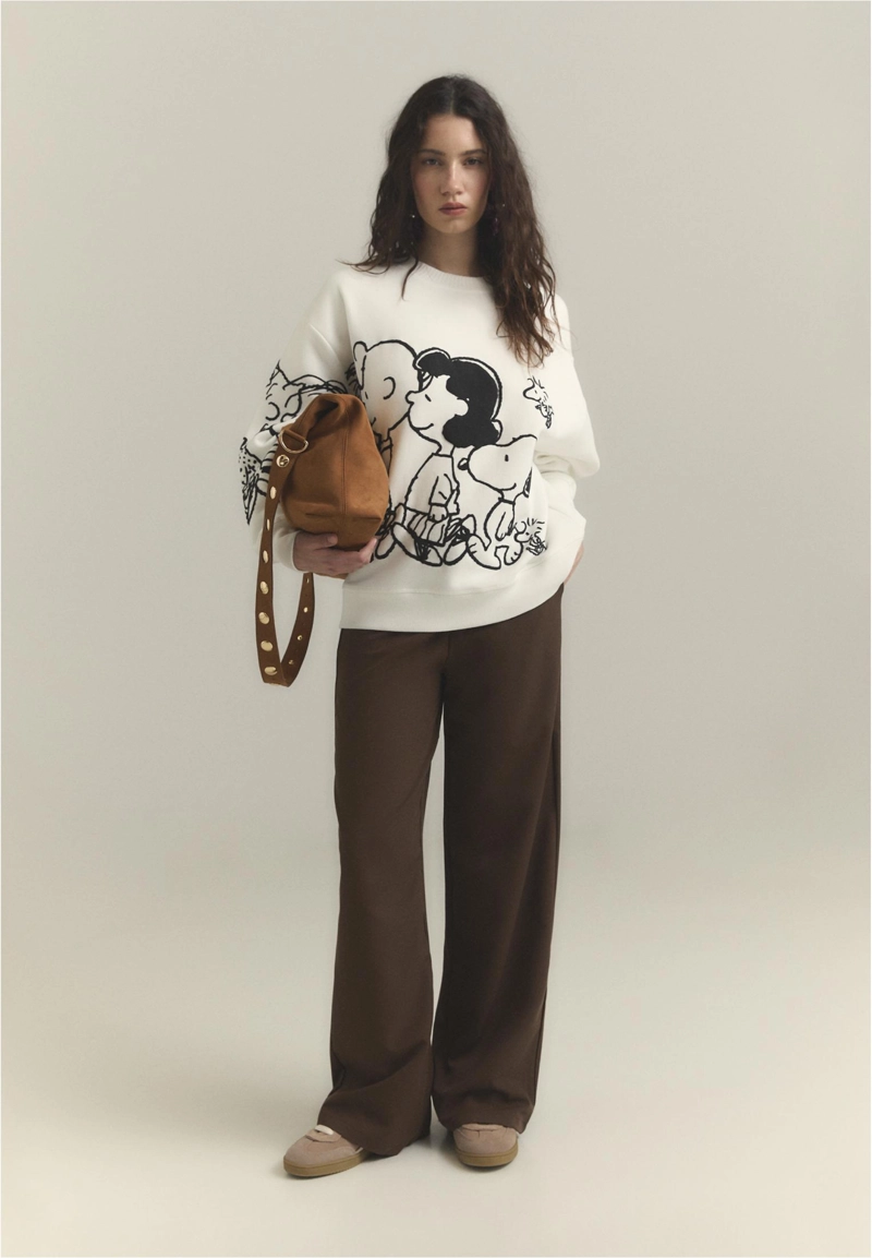 Длинные струящиеся нарядные брюки