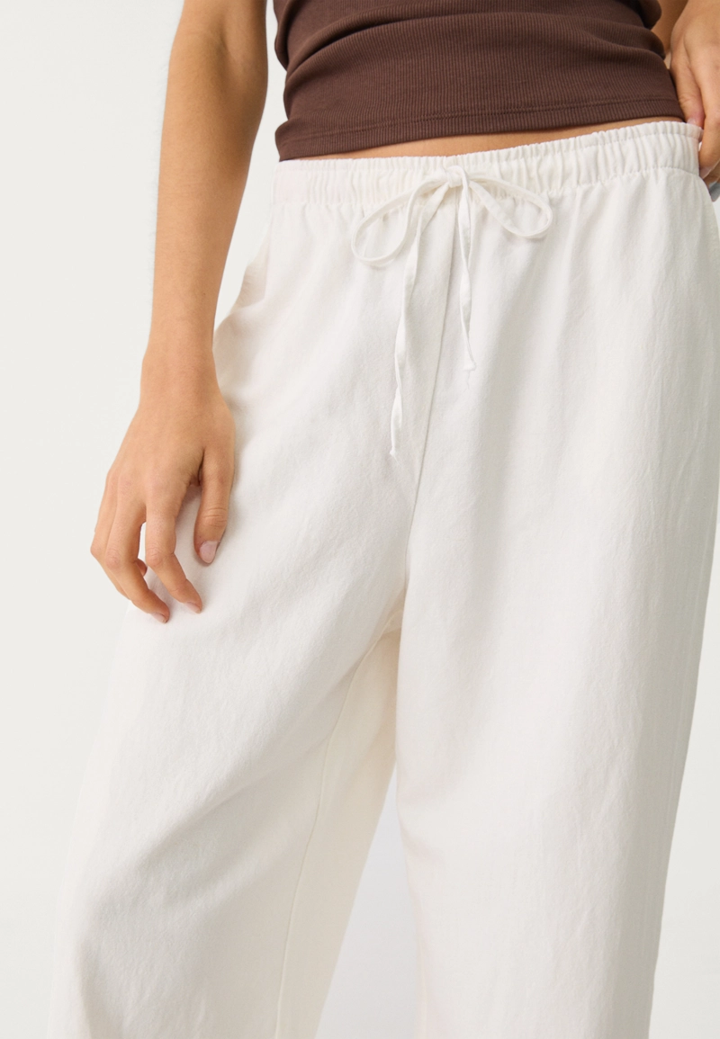 Потоковые брюки из льняной смеси l01235331