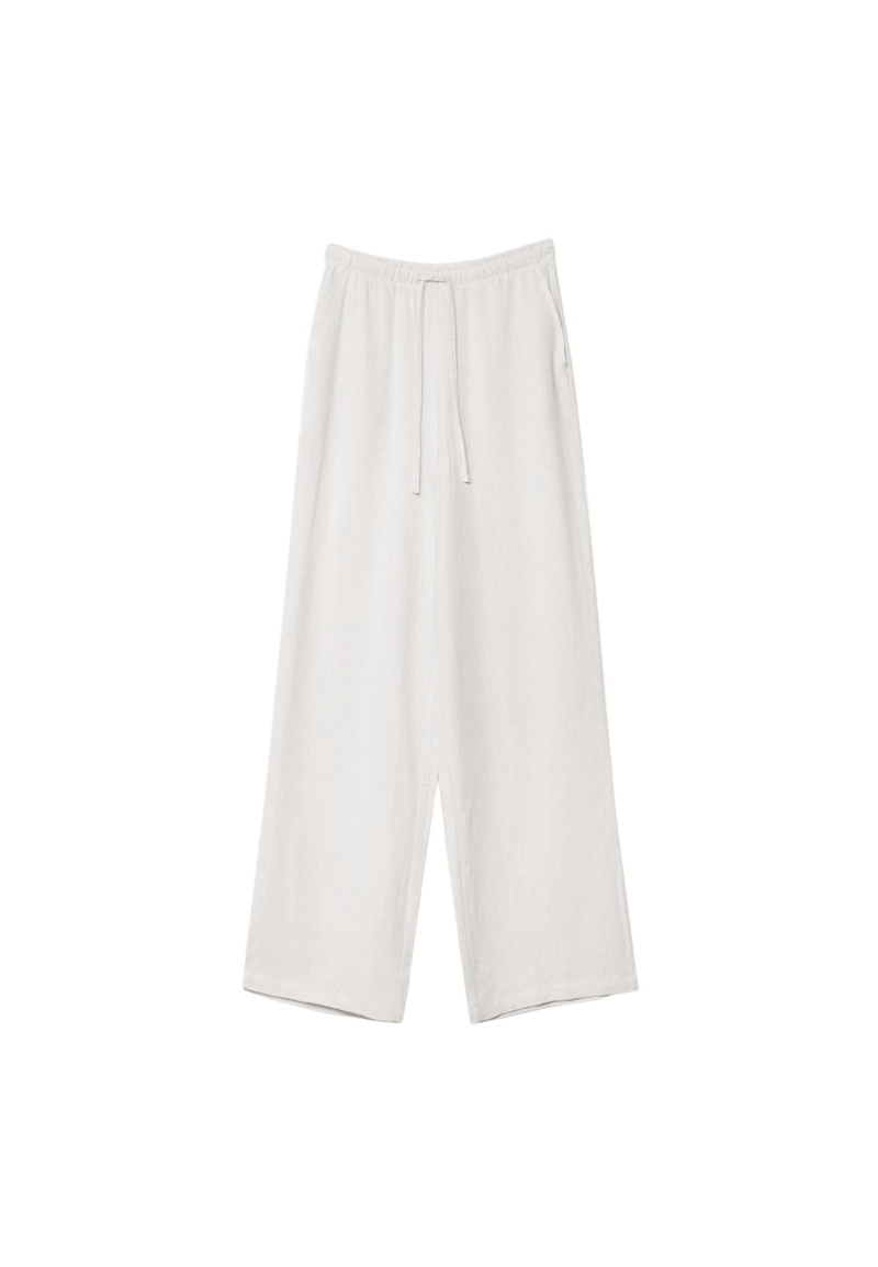 Потоковые брюки из льняной смеси l01235331