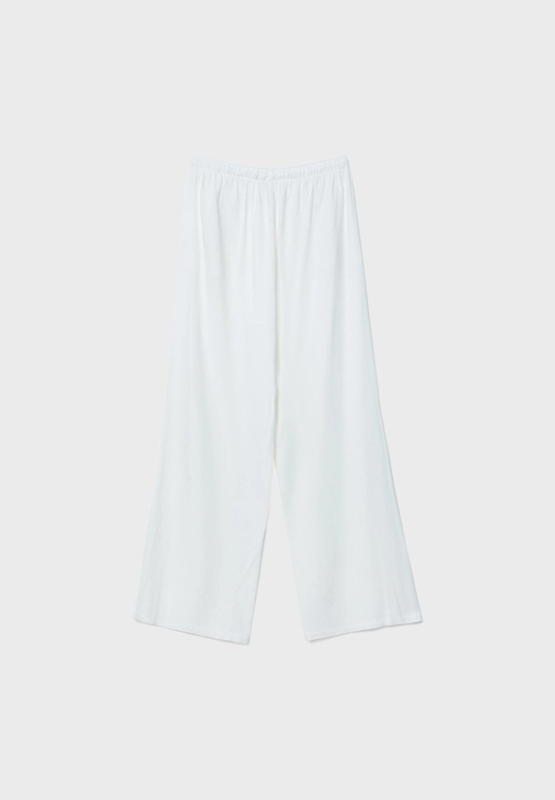 Потоковые брюки из льняной смеси l01235331