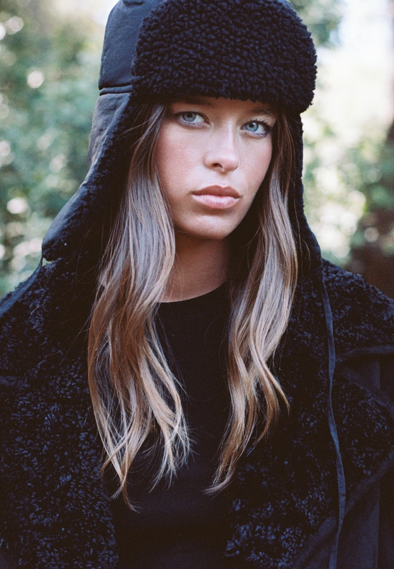 Двусторонняя куртка с комбинированным воротником