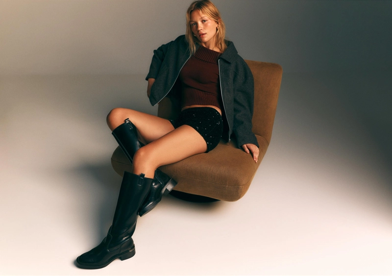 Плоские сапоги для верховой езды