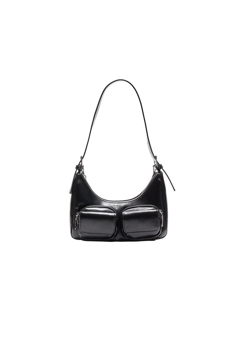 Мини-сумка на плечо с карманами