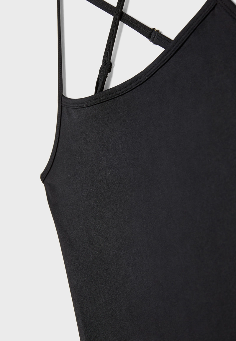 Длинный бесшовный комбинезон