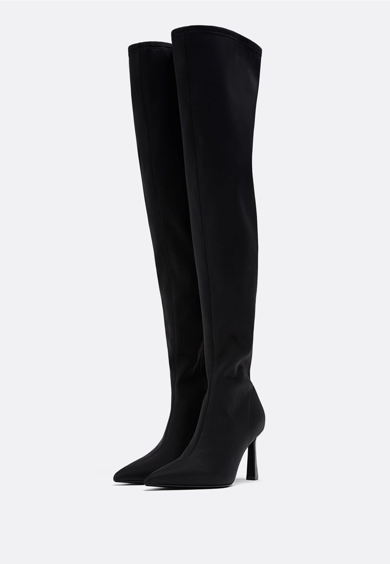 Сапоги на каблуке XL