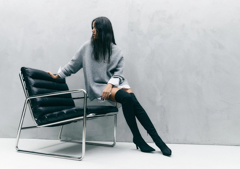 Сапоги на каблуке XL