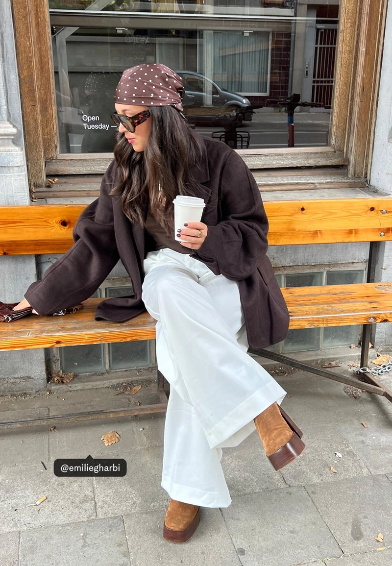 Кожаные ботильоны на каблуке