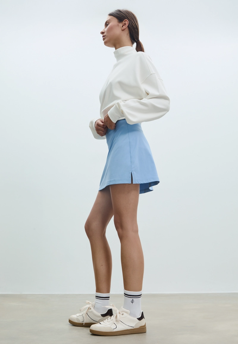 Короткая юбка-брюки