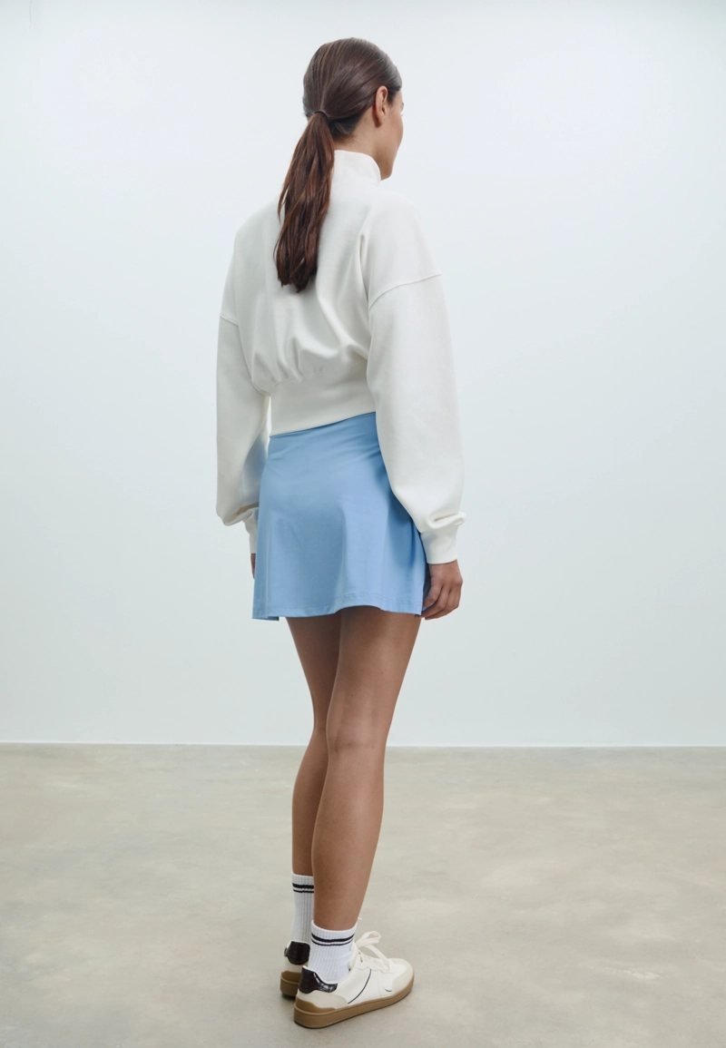 Короткая юбка-брюки