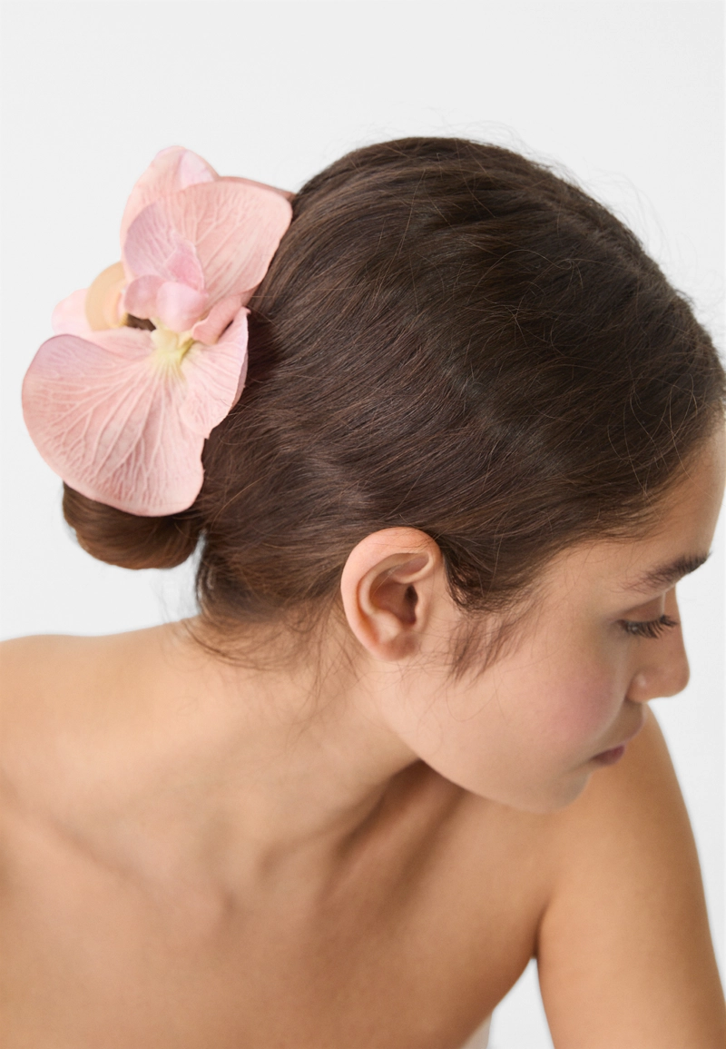Заколка для волос в виде цветка орхидеи