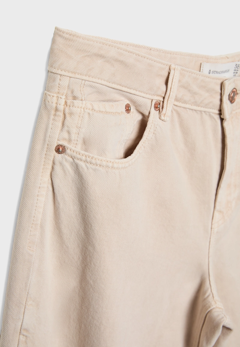 Джинсы d91 low wideleg из твила