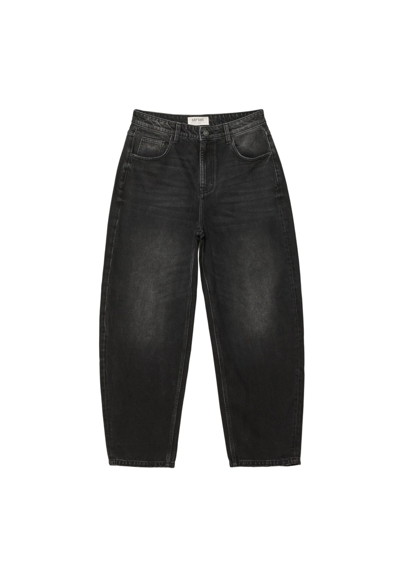 Джинсы-багги свободного кроя