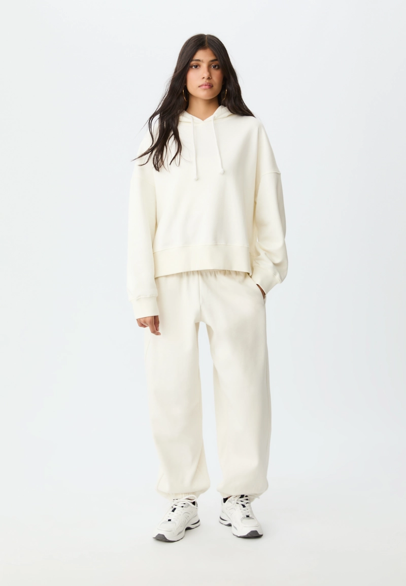 Толстовка с капюшоном, звездой и леопардовым принтом