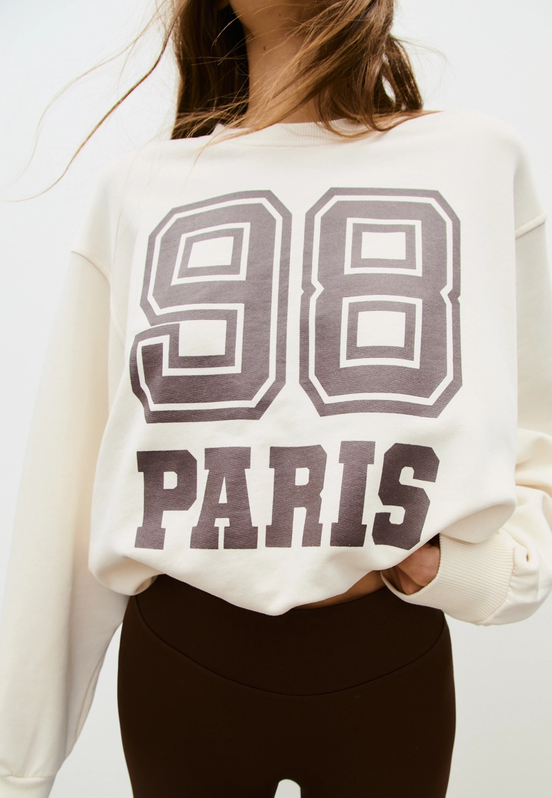 Толстовка-буф с принтом