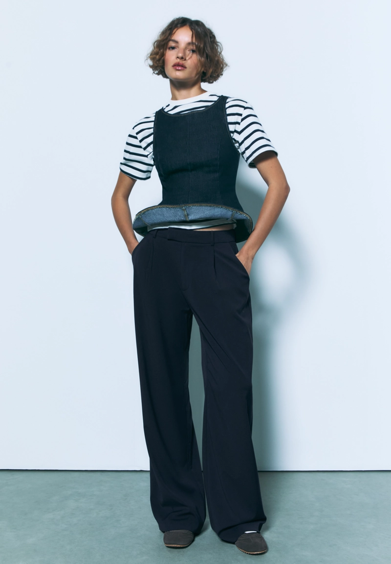 Брюки классические свободного кроя