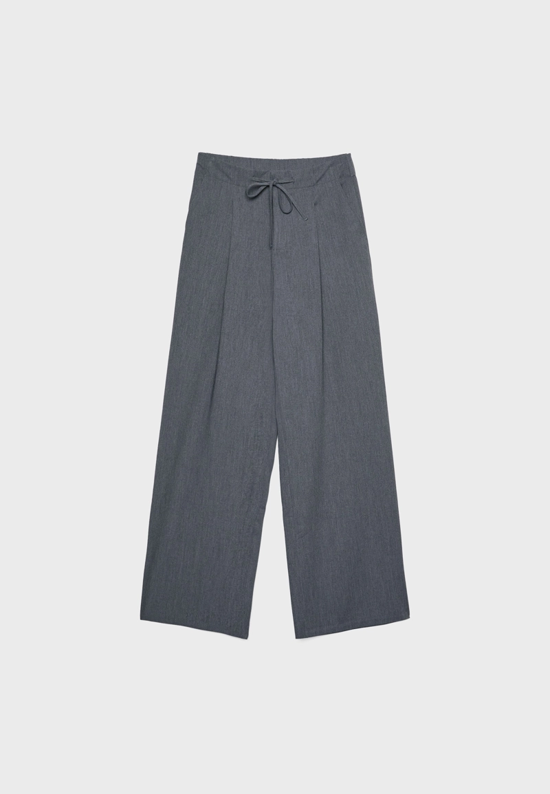 Умные брюки с линиями и завязками