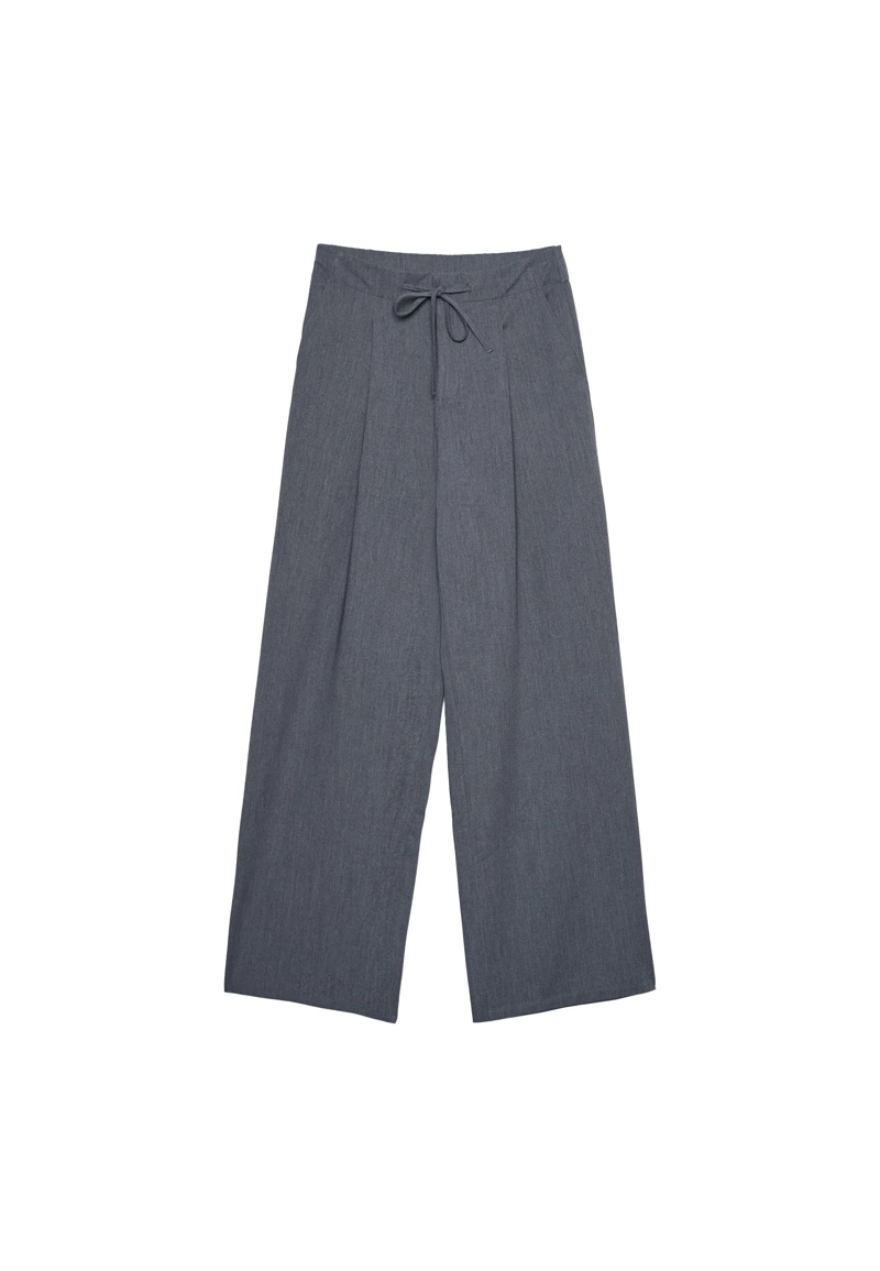 Умные брюки с линиями и завязками