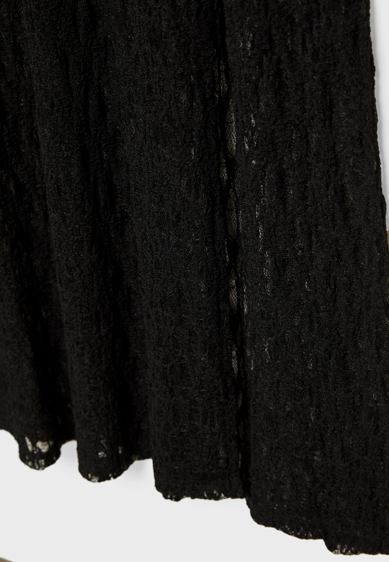 Длинное кружевное платье