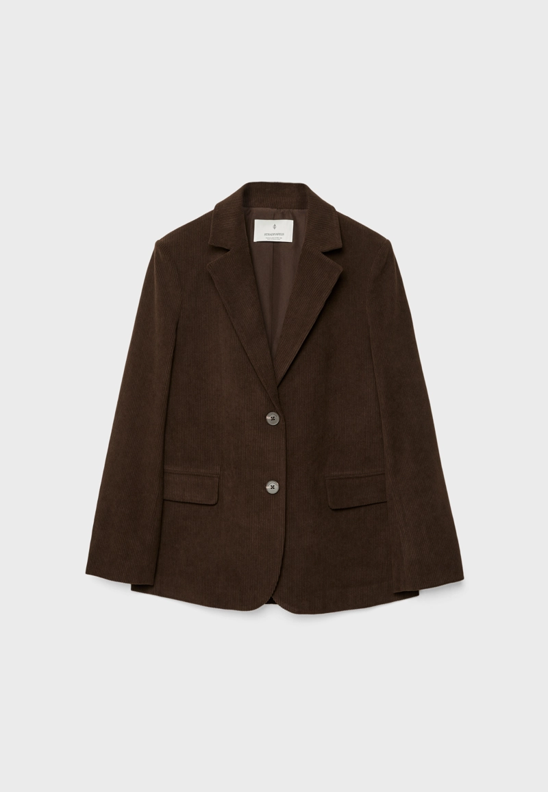 ПИДЖАК КЛАССИЧЕСКОГО КРОЯ ИЗ ВЕЛЬВЕТА