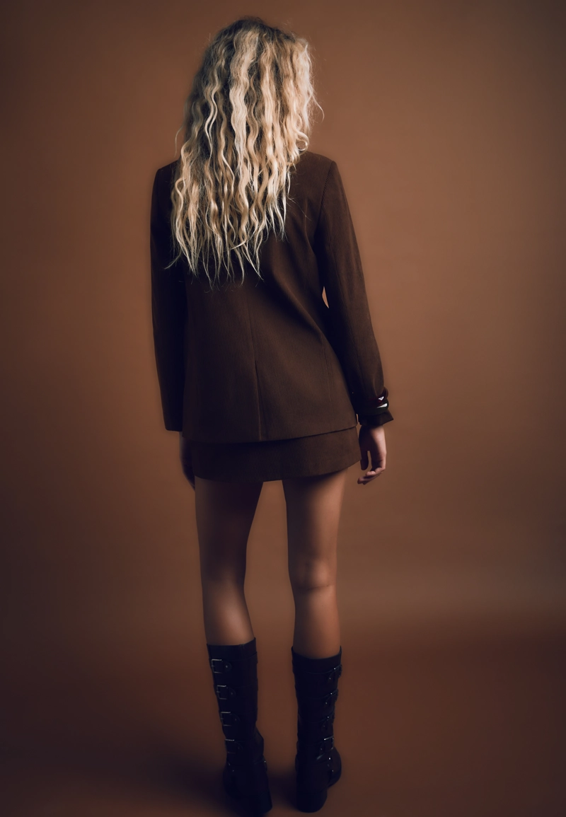 ПИДЖАК КЛАССИЧЕСКОГО КРОЯ ИЗ ВЕЛЬВЕТА