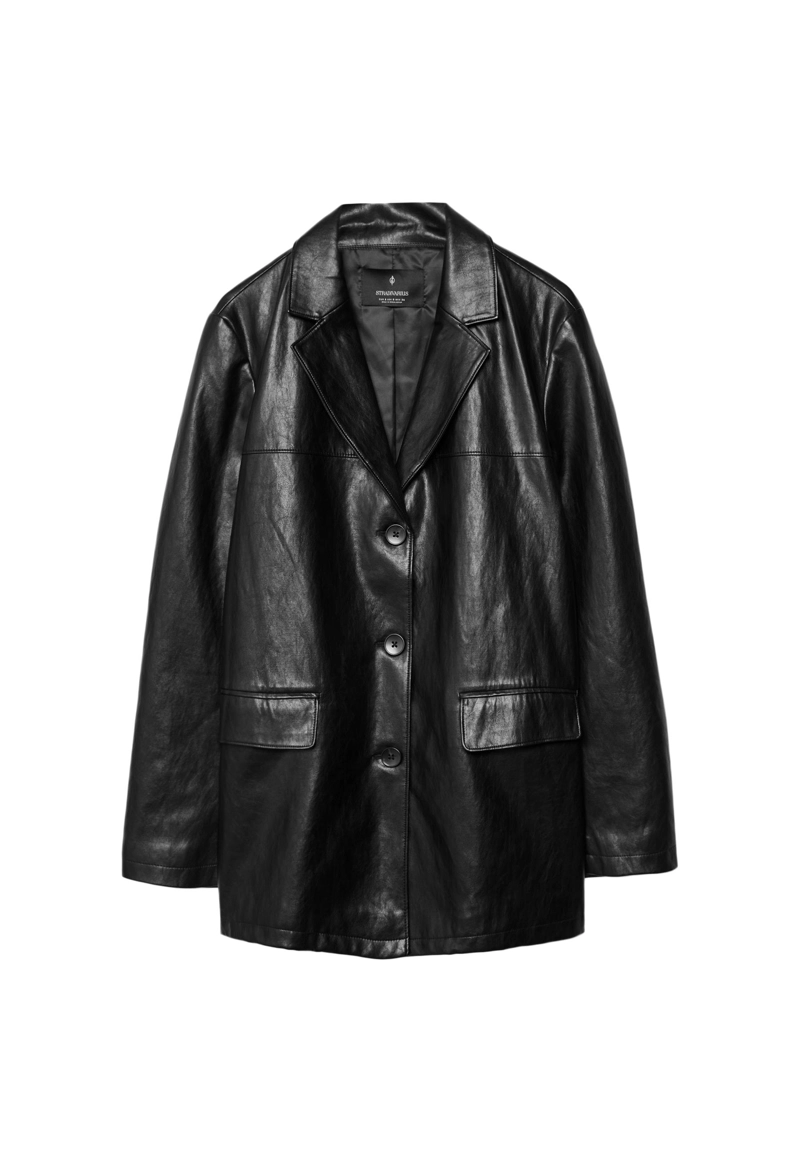 Пиджак из искусственной кожи