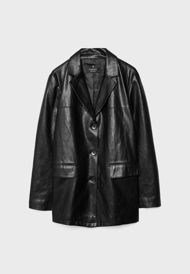 Пиджак из искусственной кожи