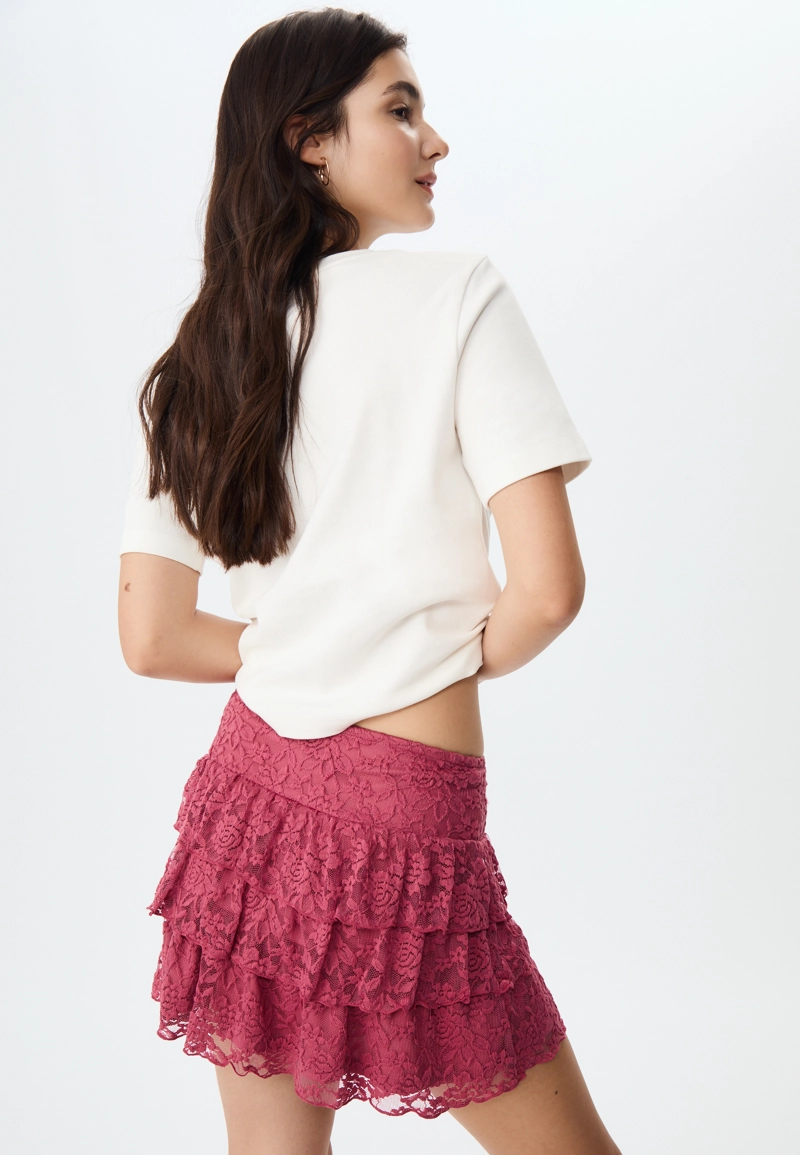 Юбка-шорты из кружева
