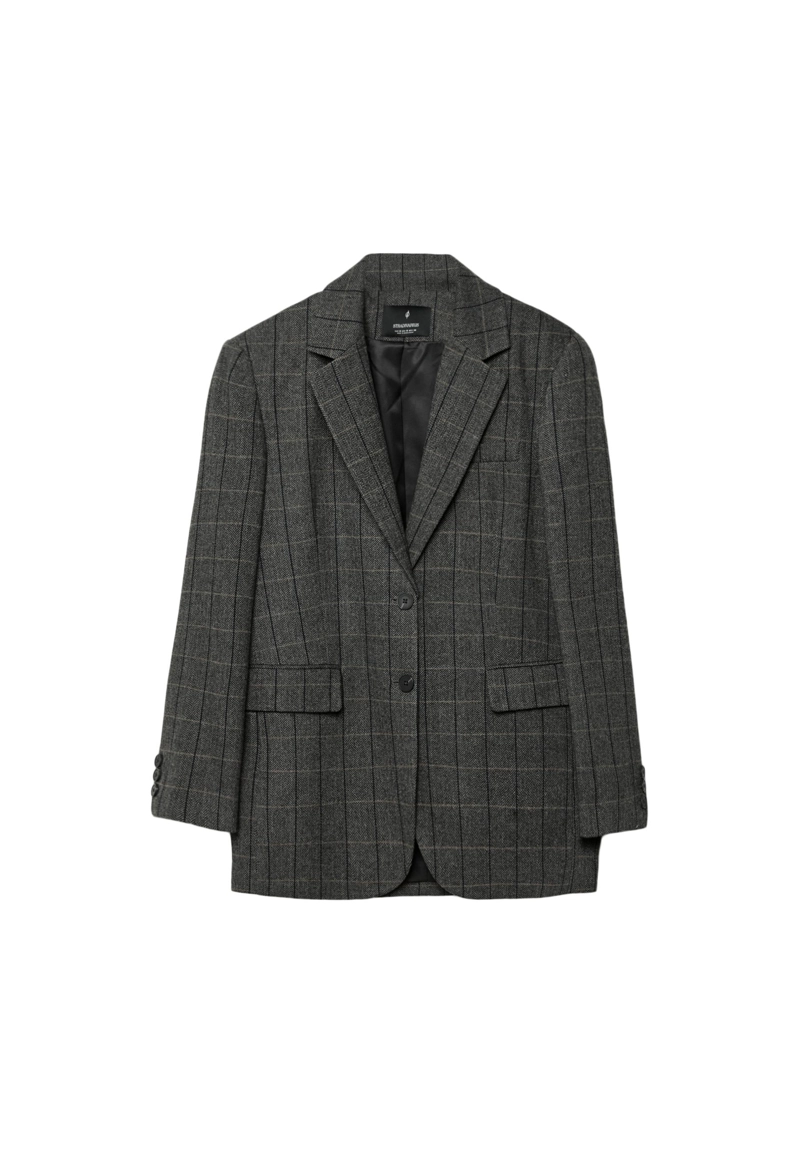 Пиджак оверсайз в клетку