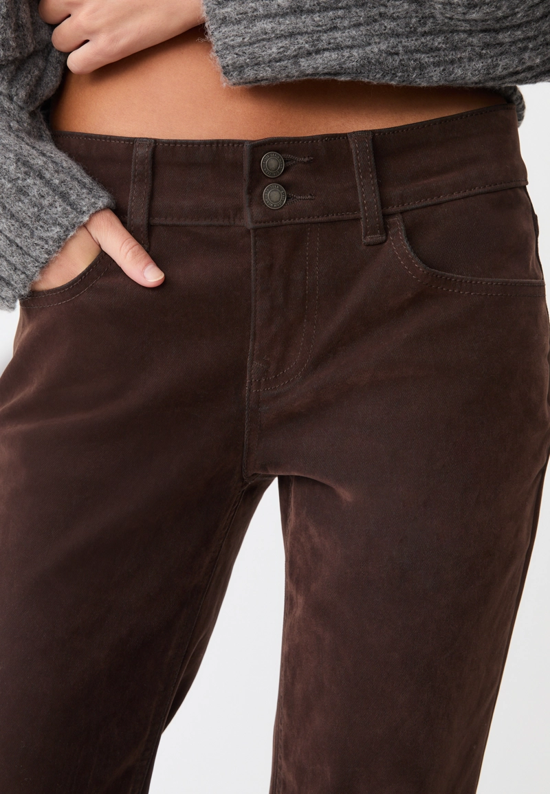 Бархатные брюки клеш