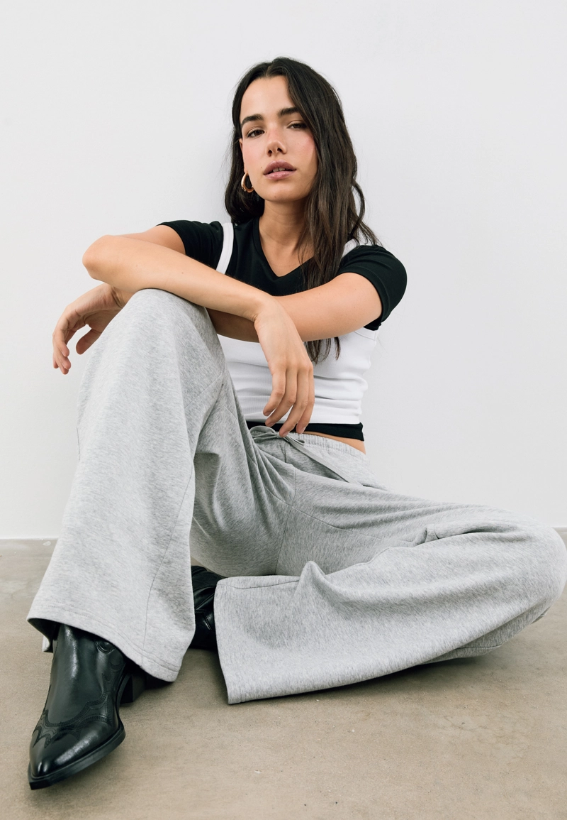 Брюки-джоггеры со шнурками