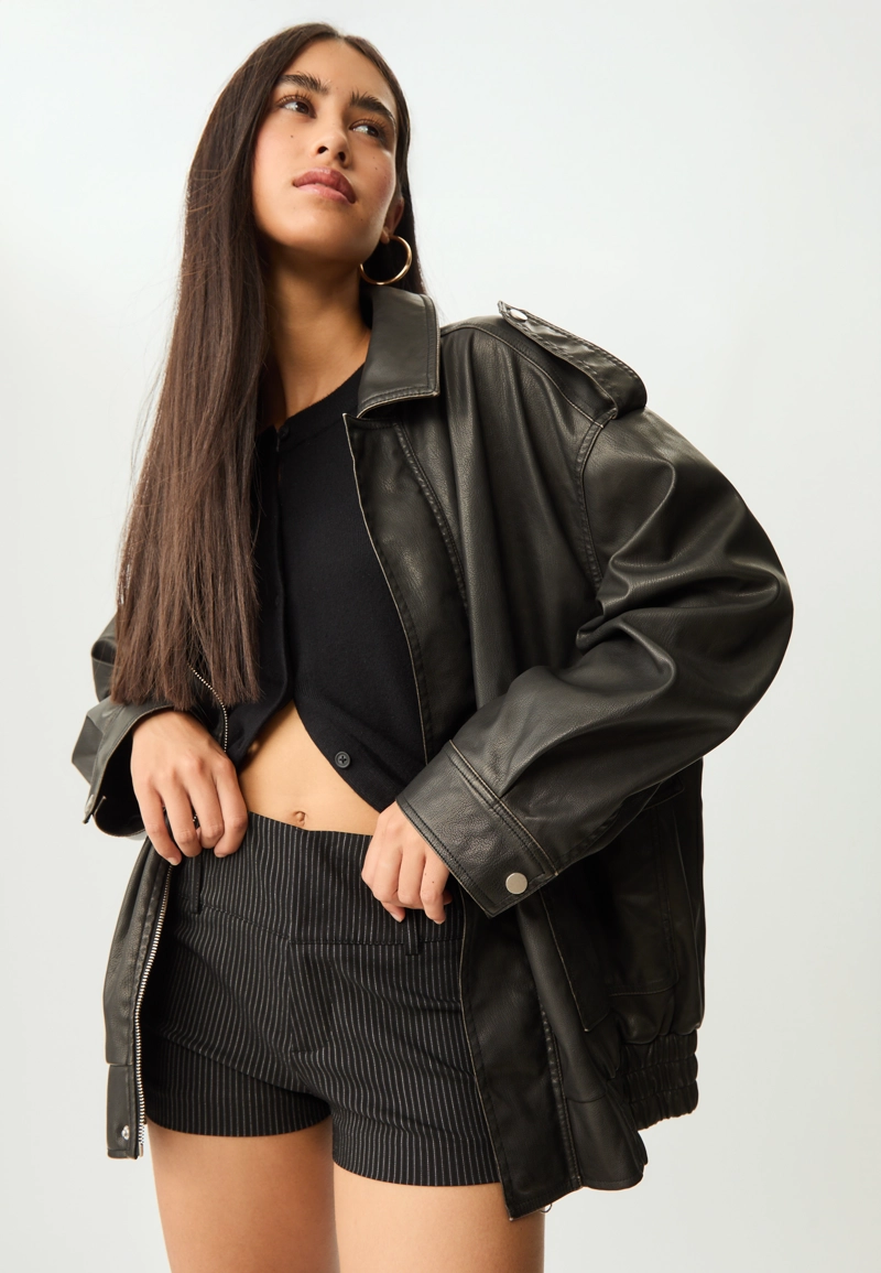 Куртка оверсайз с карманами