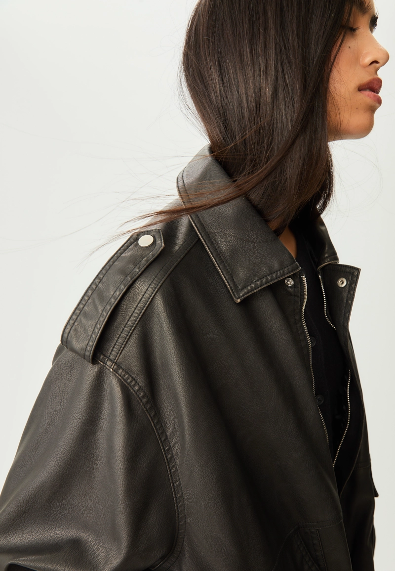 Куртка оверсайз с карманами