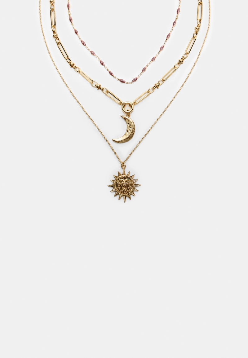 Набор из 3 кулонов «Луна и Солнце»