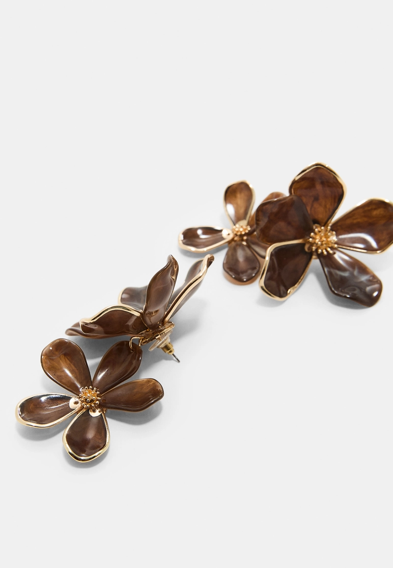 Серьга-каскад «Цветок»