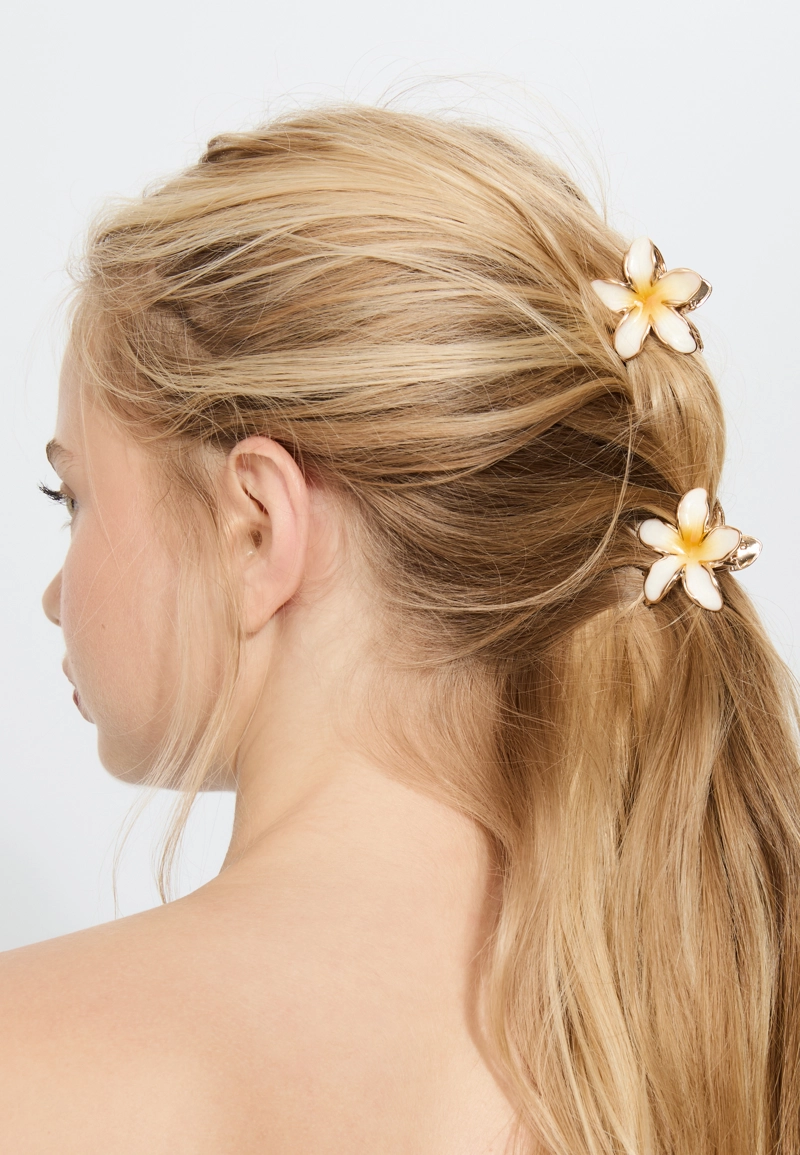 Набор из 3 заколок-цветов