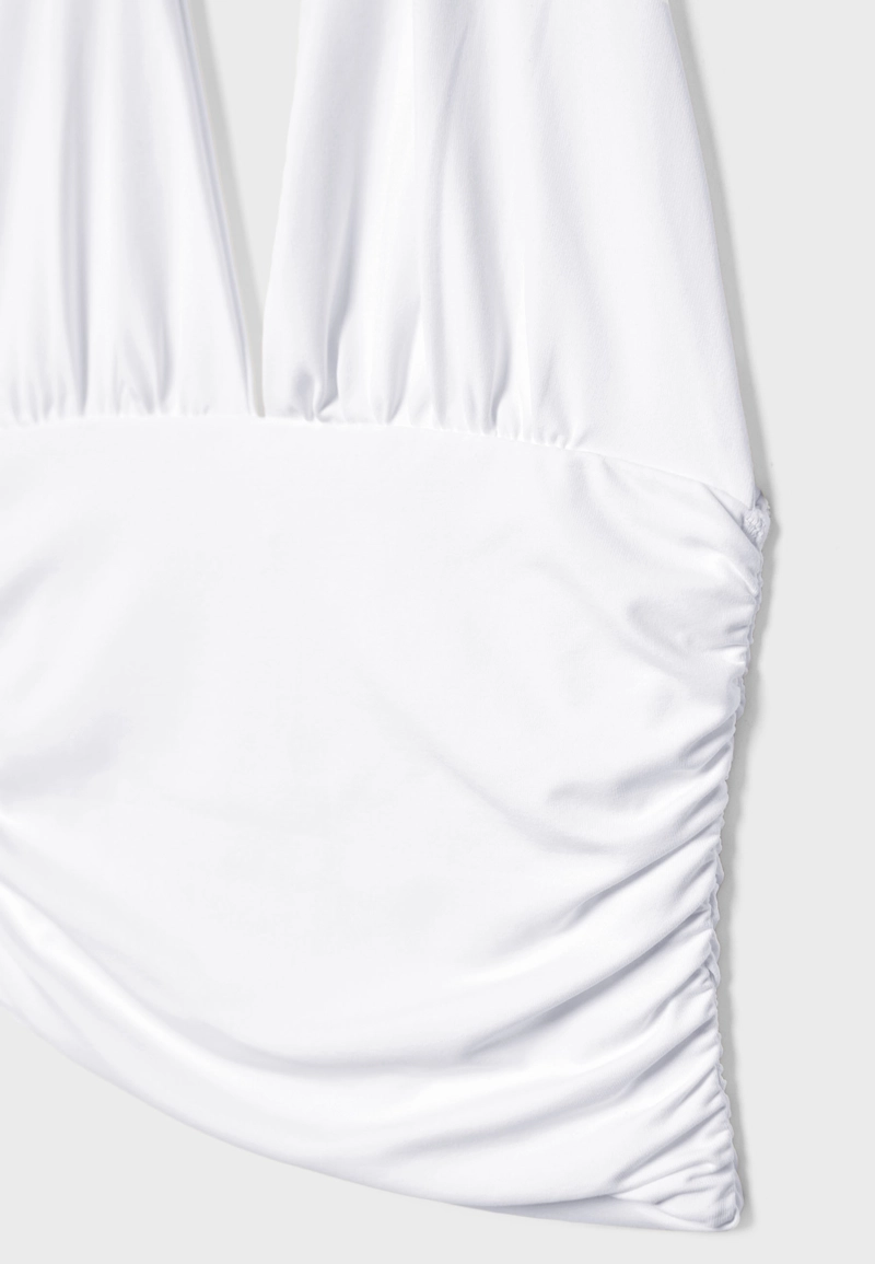 Топ халтер со сборками