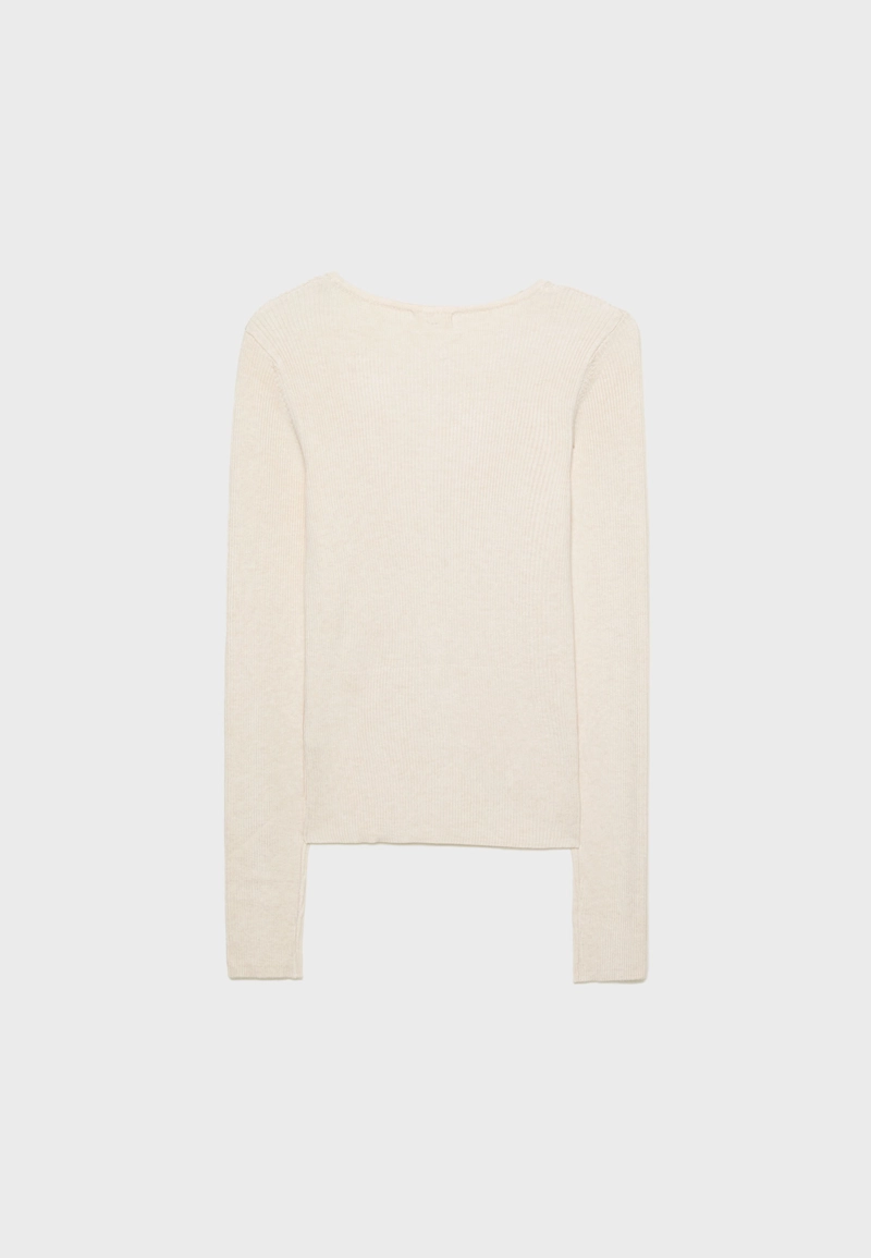 Кардиган в рубчик на пуговицах